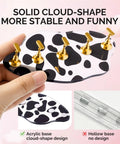 Update Nail Stand Set For Press Ons With Two Spotted Cloud Magnetic Bases Practice Painting Display Includes Brush Holder