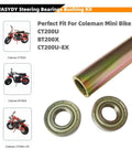 Mini Bike Steering Bearings Bushing Kit For CT200U BT200X CT200U-EX CT100U CC100X RT200 RT100 with 6900Z bearings and liner tube
