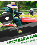 Lawnmower Tune Up Kit For D Series Compatible With D140 D150 D160 L120 L130 La140 La145 Includes 48 Inch Mulching Blades