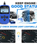 OBD2 Scanner Code Reader For Cars And Trucks With Freeze Frame IM Readiness And Engine Fault Codes Easy DIY Diagnostic Tool