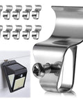 No Hole Needed Vinyl Siding Clips Hanger For Solar Powered Lights Seam Mounting On Vinyl Siding No Nails No Drilling Easy Removal 304 Stainless Steel Rust Resistant 10 Pack
