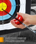 Using Square Shape Archery Arrow Puller With Metal Belt Clip Gripper Target Remover Tool For Easy Arrow Extraction in hand