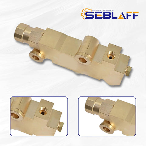 PV4 disc brake proportioning valve kit, brass, SEBLAFF image for 1964–1974 Monte Carlo/Nova/El Camino
