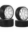ARRMA 1/7 Scale RC Car Felony Infraction 6S RWD Upgrade Tire Set 2 Pieces Front And Rear 17mm Hex Wheels White