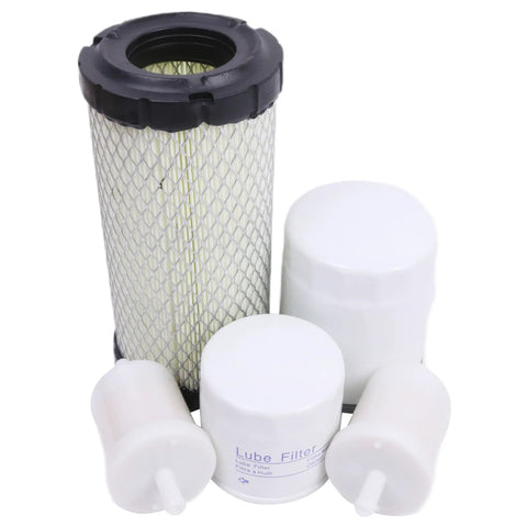 Kubota All-In-One 5-Piece Filter Kit For BX Series ZD GR Tractors Including Engine Oil Filter HH150-32430 Air Filter K1211-82320