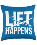 Funny Sailplane Pilot Throw Pillow For Soaring Lovers Glider Lift Fans Cushion For Ridge Soaring Towplane Launches And Final Glide Enthusiasts