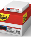 Carbonless Paper For Printers 8.5 X 11 3 Part Set Bright White Canary Pink 1340 Sets 4000 Sheets Heavy Duty Bond box