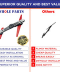 Lower Spray Arm Assembly W10195601 comparison with another model in quality and installation ease.