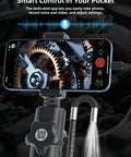 Dope Endoscope Camera With Light 360 Degree Rotation 1920P HD Articulating Borescope in phone mount