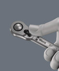 Hand holding Zyklop Imperial Metal Ratchet Set, 29-Piece, 3/8 Inch Drive, showing compact tool design and durable finish