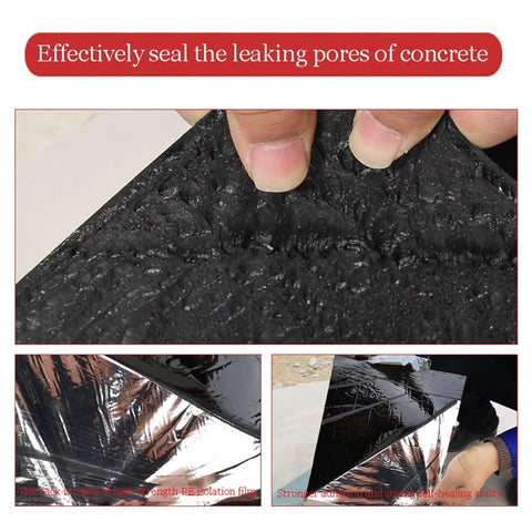 Hella Durable Two Millimeter Self Adhesive Roof Flashing Tape Waterproof Bitumen Underlayment With Aluminum Foil UV Resistant Sealant For Metal Shingles No Sweat Install Pro Gear, showcasing textured surface.