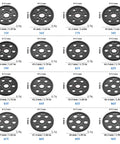 Ultra Smooth 48P POM spur gear set for RC cars featuring multiple sizes from 75T to 90T for optimal performance and quiet operation.