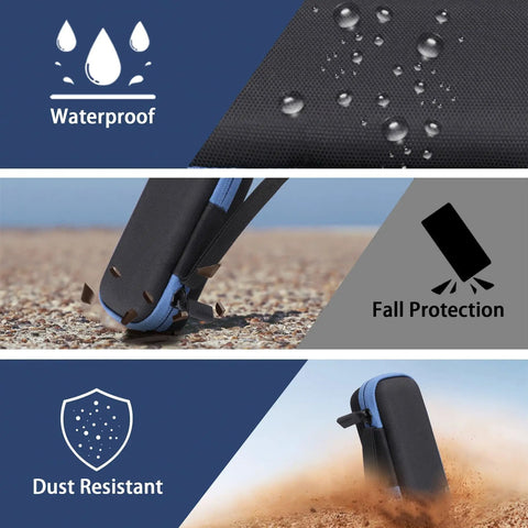 Blue Hard Case For Bosch GLM100-23 And GLM165-40 Distance Measure, Protective EVA Shell Travel Box, Shockproof And Dustproof, Keeps Your Laser Distance Meter Safe And Ready To Roll.