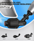 Heavy Duty Electric Air Plunger For Bathroom Toilets High Pressure Drain Unclogger, showing anti-splash backflow valve and components.