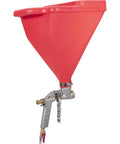 Close-up of the Pro Hopper Gun for Smooth Spray of Paint and Plaster Ergonomic Grip Durable Build Multicolor Finish 052005 Compatible