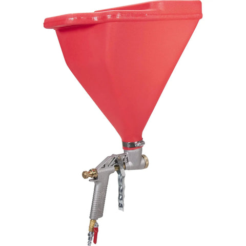 Close-up of the Pro Hopper Gun for Smooth Spray of Paint and Plaster Ergonomic Grip Durable Build Multicolor Finish 052005 Compatible