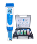 AI316 Premium 5 In 1 Pocket Tester Kit For PH EC TDS Salinity And Temperature With Waterproof Build Replaceable Multi Parameter Probe And Big Backlit LCD For Fast Accurate Readings, meter with case