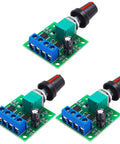 3 Pack Pwm Motor Speed Controller Dc 1 8v To 12v Mini Switch Rc Car Throttle Dial on green circuit boards for RC vehicles.