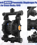 Pneumatic Diaphragm Pump Replacement D73525 for Graco Husky 1040, black design close-up