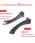 Comparison of original soft glue material with upgraded ABS+PC for BMW 3 Series Door Handle Replacement Kit Right Side Outer Cover And Pull Handle