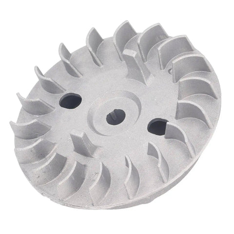 Beefed Up Aluminum Alloy Generator Flywheel Replacement For ET950 ET650 Portable Generators, lightweight round component with fins