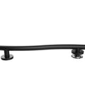 Wave Grab Bar 1.25 Inch Diameter 16 Inch Length Brushed Nickel 18 Gauge Stainless Steel Construction ADA Compliant Durable Bathroom Grab Rail