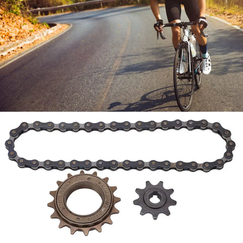Beefy Mountain Bike Chain Kit With 16 Tooth Sprocket 9 Tooth Gear And 38 Link Chain For Simple Bike Modifications And Conversions