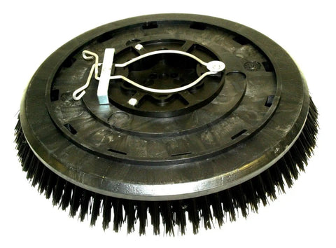 16 Inch Heavy Duty Poly Scrub Brush Built Tough As Nails For Smooth Cleanup Sessions Kicks Serious Grime Out Fast And Plays Nice On Hard Floors Replaces Models 5680 5700 T12 T17 T20 M20 M30, showing bristles and circular design.