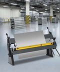 24 Inch Box And Pan Metal Brake For Sheet Metal Bending Hand Brake With Removable Blade And Removable Fingers in industrial setting