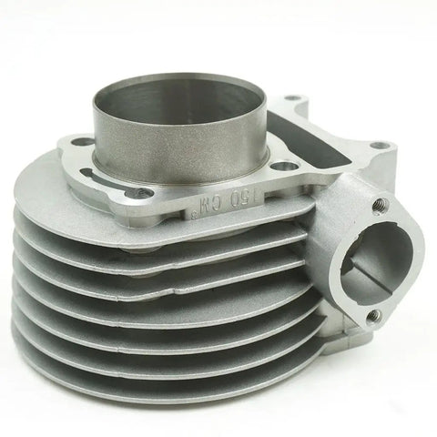Gy6 150Cc Cylinder Kit With Piston For 152QMI 157QMJ 4 Stroke Engines shown from the side