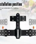 Adjustable Wingspan Extender For Aero Bars And Triathlon Handlebar Systems Aluminum Construction Replaces Arm Cup Extenders