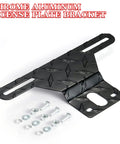 Heavy Duty Aluminum Trailer License Plate Mounting Bracket Kit for RVs, ATVs, UTVs and Boats with stainless screws