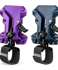 Heavy Duty Drill Holder With Secure Double Buckle Belt Clip For Power Tools Like Hammers And Electric Drills Perfect For Job Sites - Purple and Blue