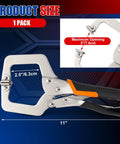 11 Inch Locking C Clamp Pliers With Quick Release showing dimensions 11" length and 3" maximum opening