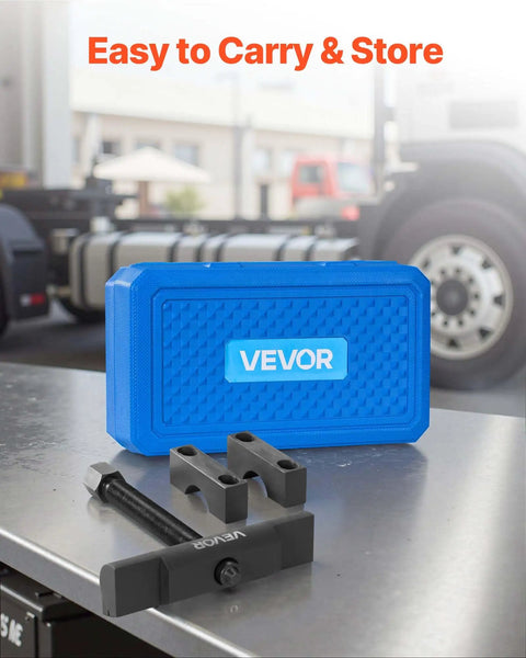 Beefed-Up Heavy Duty Yoke Puller Kit For Class 6-8 Trucks And Equipment, Yoke Removal Tool Set with blue case on table