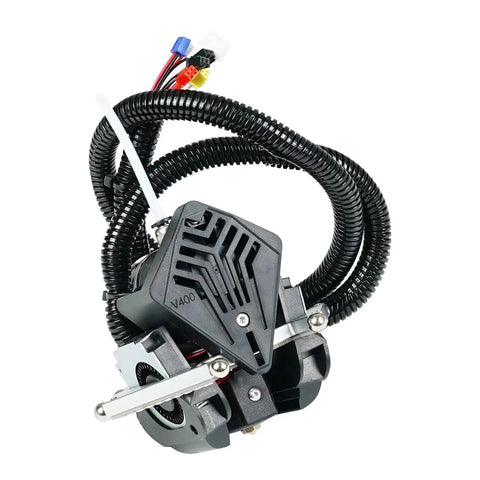 Heavy Duty FLSUN V400 Effector Hotend Kit For 3D Printers Fully Assembled direct drive with wiring and tubing.