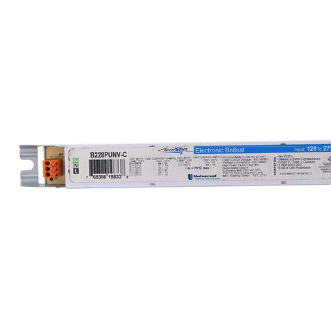 AccuStart 5 B228PUNV C T5 Electronic Fluorescent Ballast For Two Lamps 28W 120 277V Rapid Start End Of Lamp Life Shutdown