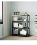 Guy Proof Multi Tier Bookshelf Built Hella Sturdy To Carry All Your Books House Plants Media Gear And Throw Pillows Without Folding Out On You In Every Standard Family Room, showcasing multilevel storage with books and plants.