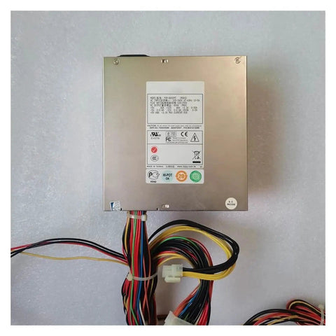 600W Workstation And Industrial Control Power Supply With Quiet Cooling, Wide Input Range, Stable Output, Porous Metal Shell, Fan Cooling, Safe Heat Dissipation For PCs, Servers, And Automation Equipment, metal casing with bundled cables