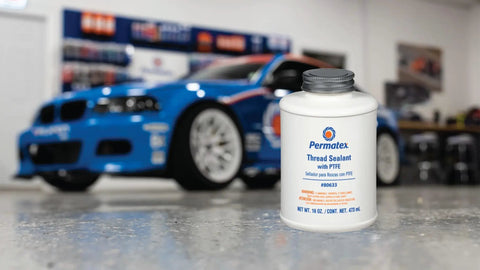 PTFE Thread Sealant For Pipe Fittings Red 16 Oz General Purpose Leak Proof Sealant For Air Oil Diesel And Hydraulic Systems
