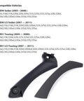 BMW 3 Series Door Handle Replacement Kit Right Side Outer Cover And Pull Handle For E90 E91 E92 E93 2004-2011 shown with compatibility list
