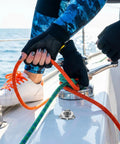 Rock Solid Marine Grade Twist Lock Fastener Kit 35 Pack used to secure ropes on a boat for stability and safety.
