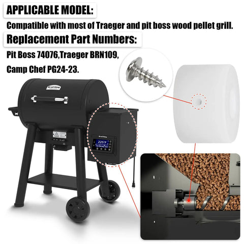 Auger Motor Bushing Replacement For Wood Pellet Grills Durable Spare Part Fits Traeger Pit Boss Camp Chef Z Grills