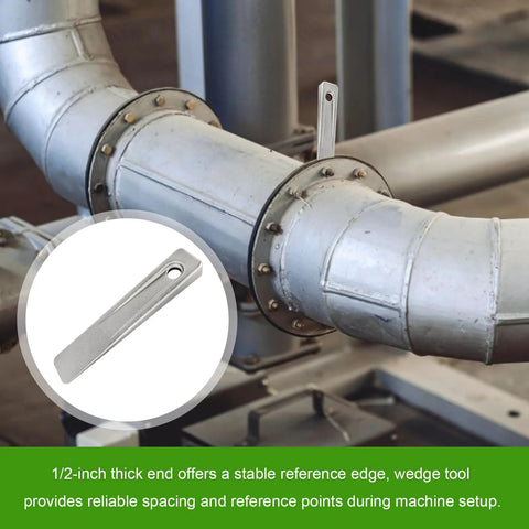 5 Inch Steel Welding Wedge And Pipe Spacer Wedge for Leveling and Alignment installed in pipe fitting