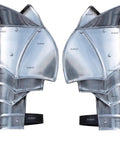 Epic Medieval Shoulder Pauldron Armor Set for Cosplay and LARP Fully Wearable Knight Armor with Adjustable Leather Straps