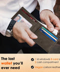 Mens Slim Leather Bifold Wallet With RFID Blocking Minimalist Front Pocket Design Gift Box Included Lifetime Quality Guarantee Durable Card Slots Everyday Carry