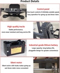 Control panel of Heavy Duty Electric Stair Climber Hand Truck With Brushless Motor And Crawler Wheels For Moving Furniture Safely Up Or Down Steps No Assembly Needed At All.