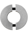 Heavy Duty Aluminum Alloy Fixed Locking Limit Ring 15mm Fits 6 To 20mm Shaft Double Split Design Includes Screws, top view