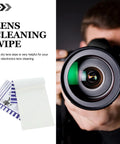 Lens cleaning paper sheets, white 10×15 cm for eyeglasses and camera lenses; 100-pack, Amazon, two booklets visible.