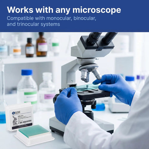 Ready To Use Pre-Cleaned Glass Microscope Slides 3x1 Inches, 72 Pack With Ground Edges And 1.0-1.2mm Thickness For Pro-Grade Lab And Classroom Use, No Prep Time Required, in microscope